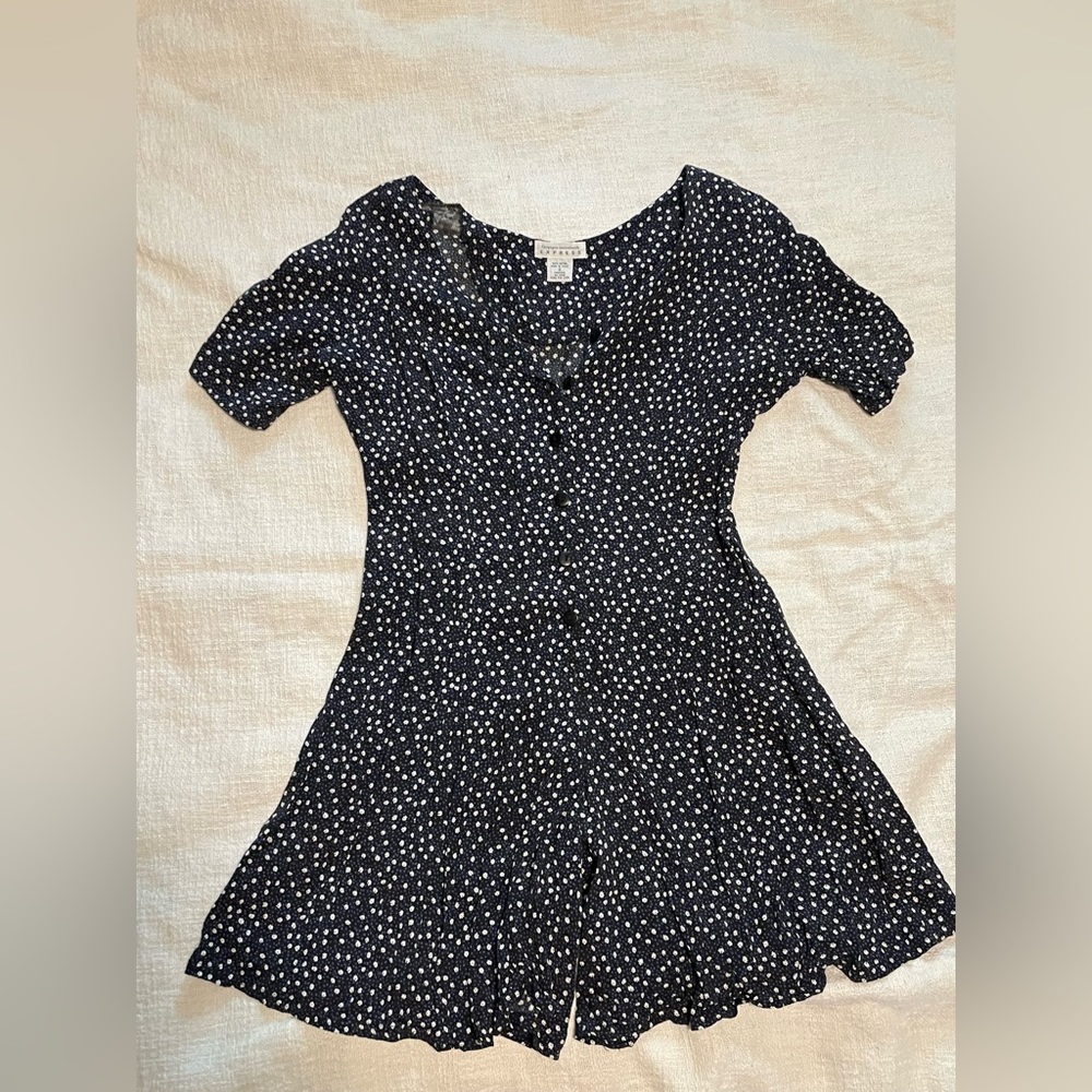 Vintage Express Floral Romper